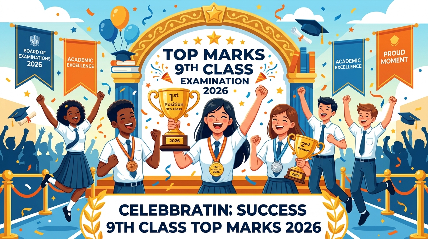 9th Class Result 2026 Position Holders List